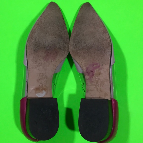 VANELi VERO CUOIO Vintage Pink/Clear Side Heels - Picture 6 of 8